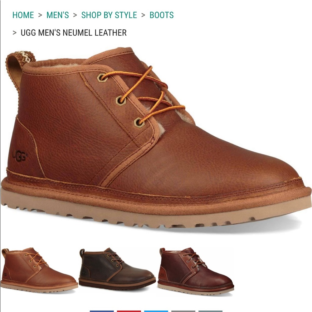 ❌SOLD❌ UGG MEN'S NEUMEL LEATHER boots